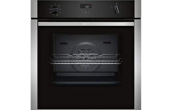 Neff N50 B4ACF1AN3B Single Slide&Hide Electric Oven - St/Steel